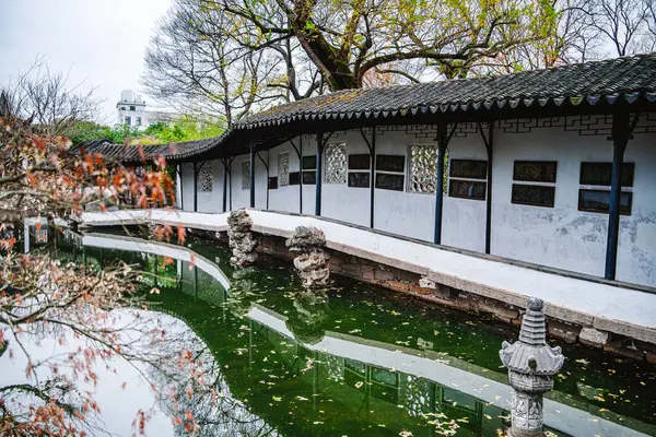 Suzhou China Dezembro 2023 Humble Administrator Garden Cloudy Weather Hdr — Fotografia de Stock