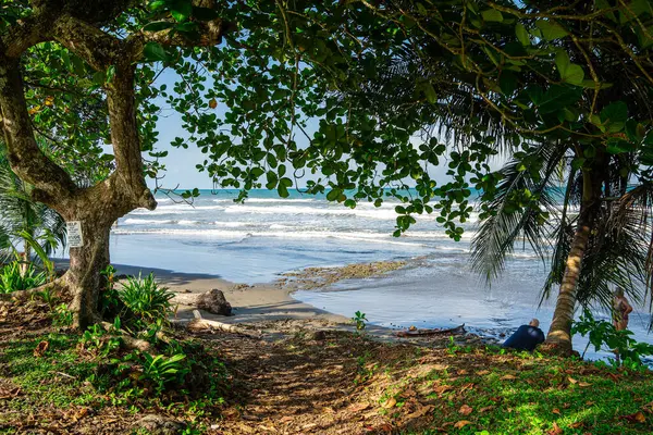 Vacker Utsikt Över Cahuita Costa Rica Caribbean Coast — Stockfoto
