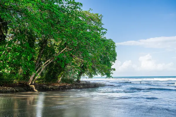 Krásný Výhled Cahuita Kostarika Karibské Pobřeží — Stock fotografie