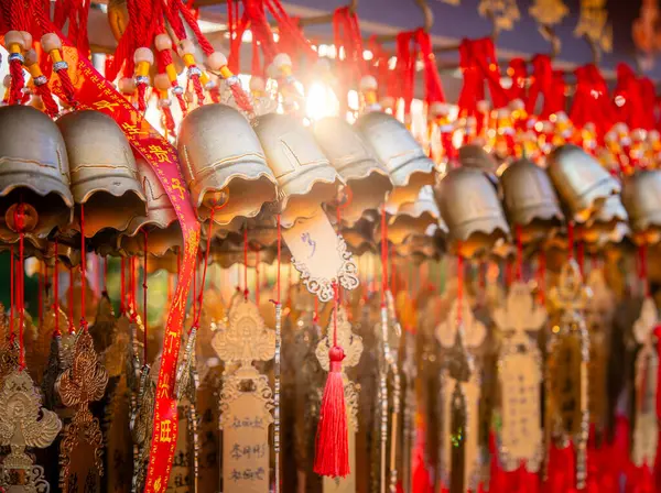 Дали Китай Декабря 2023 Года Вид Храм Трех Пагод Дали — стоковое фото
