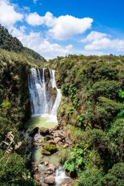 Kolombiya, Cauca 'daki Purace Ulusal Parkı manzarası