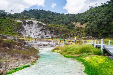 Kolombiya, Cauca 'daki Purace Ulusal Parkı manzarası