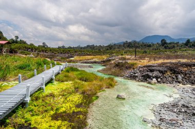Kolombiya, Cauca 'daki Purace Ulusal Parkı manzarası