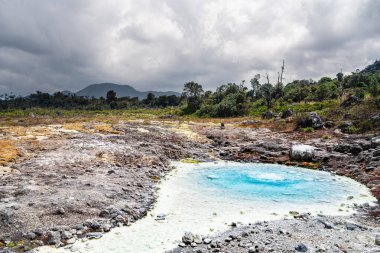 Kolombiya, Cauca 'daki Purace Ulusal Parkı manzarası