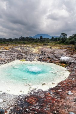 Kolombiya, Cauca 'daki Purace Ulusal Parkı manzarası