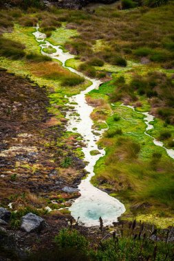 Kolombiya, Cauca 'daki Purace Ulusal Parkı manzarası