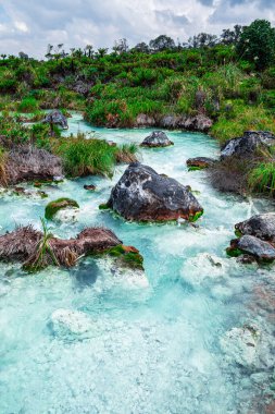 Kolombiya, Cauca 'daki Purace Ulusal Parkı manzarası