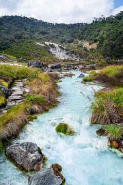Kolombiya, Cauca 'daki Purace Ulusal Parkı manzarası