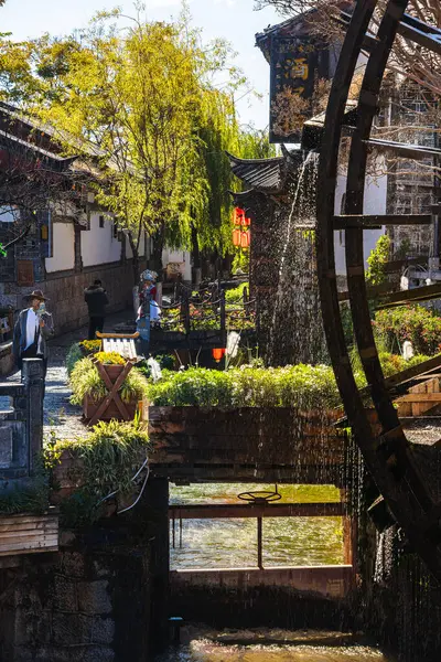 Lijiang Cina Dicembre 2023 Centro Storico Sunny Weather Hdr Image — Foto Stock