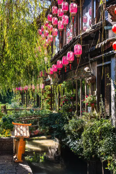 Lijiang Cina Dicembre 2023 Centro Storico Sunny Weather Hdr Image — Foto Stock
