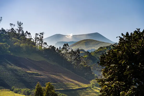Vista Panorâmica Parque Nacional Purace Cauca Colômbia — Fotografia de Stock