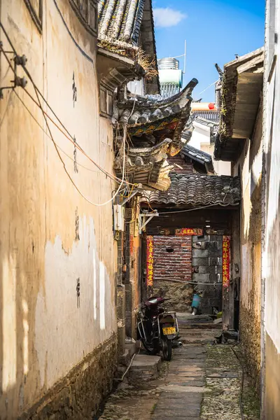Dali Çin Aralık 12023 Güneşli Havada Eski Şehir Hdr Görüntü — Stok fotoğraf