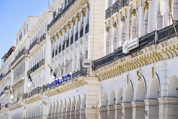 stock image Algiers, Algeria - May 8 2023 : Historical city center in sunny weather