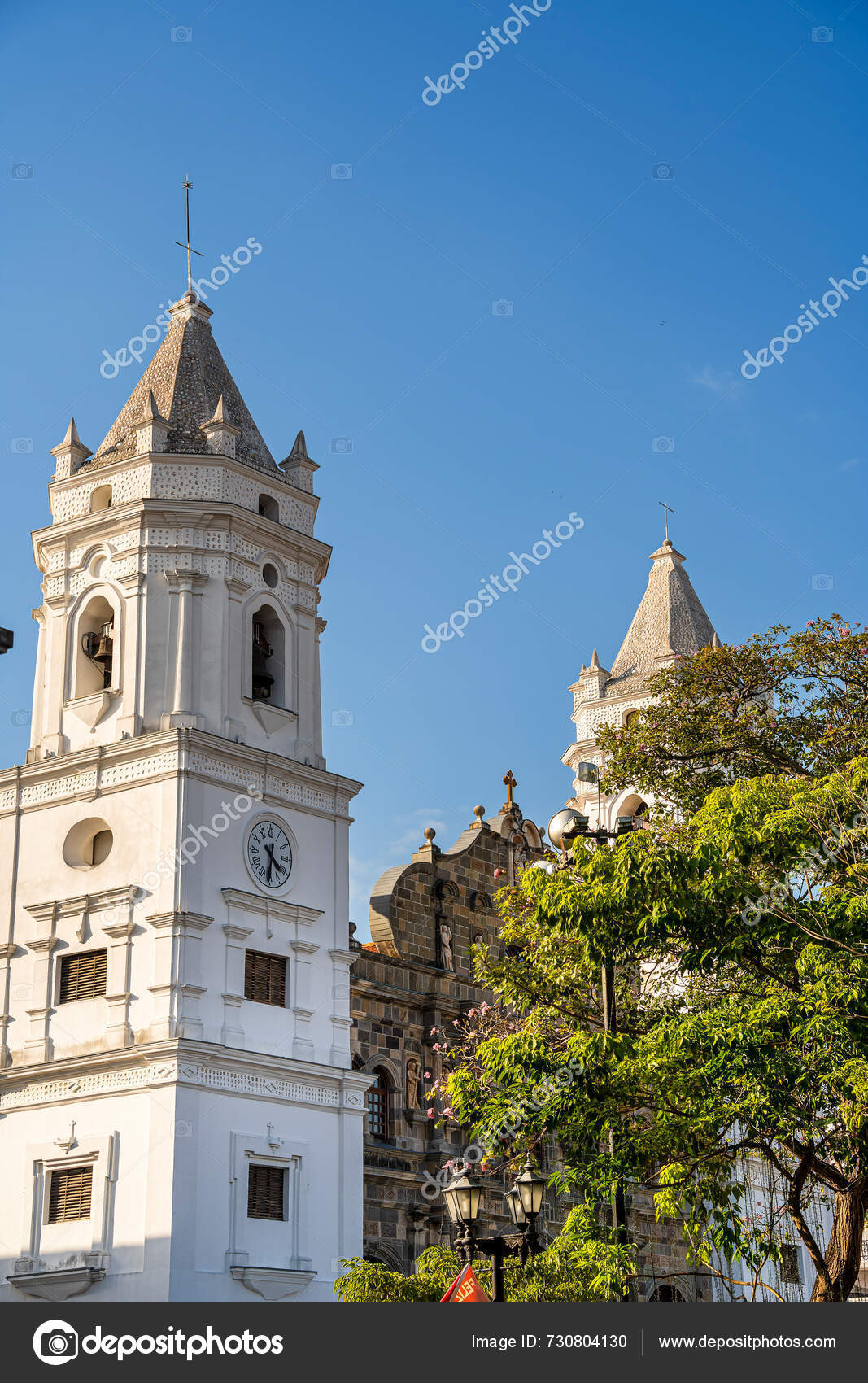 Panama City Panama February 2024 Historical City Center Sunny Weather