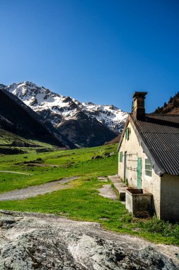 Ossau Vadisi 'nin Fransız Pireneleri, HDR Görüntü