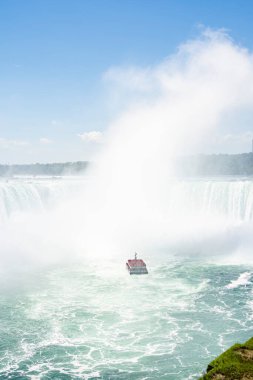 Yazın Niagara Şelalesi manzarası, Kanada