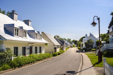 Ile d'Orleans, Quebec, Canada - June 23, 2024: Picturesque rural place in summertime, HDR Image clipart