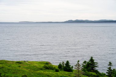 View of Forillon National Park Landscape in Quebec, Canada clipart