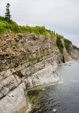 Quebec, Kanada 'daki Forillon Ulusal Parkı Manzarası