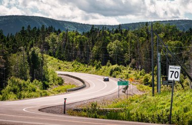 Forillon Ulusal Parkı Manzarası, Quebec, Kanada