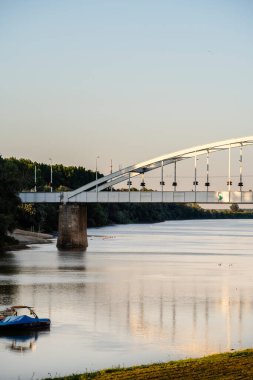 Szeged, Macaristan - 3 Temmuz 2024: Sunny Weather 'daki Tarihi Şehir Merkezi, HDR Görüntü