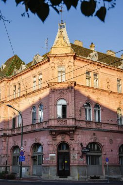 Szeged, Macaristan - 3 Temmuz 2024: Sunny Weather 'daki Tarihi Şehir Merkezi, HDR Görüntü