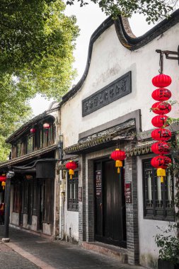 Xitang, Çin - 12 Aralık 2023: Kışın Tarihi Köy, Hdr Image