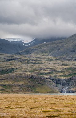 Hofn yakınlarındaki İzlanda 'nın hava görüntüsü