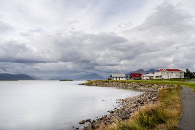 Hofn yakınlarındaki İzlanda 'nın hava görüntüsü