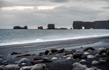 Vik, Güney İzlanda yakınlarındaki güzel doğa işaretleri