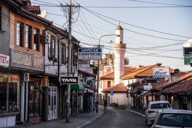 Novi Pazar, Sırbistan - 2 Ekim 2024: Dusk, HDR Resim Merkezi