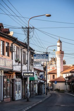 Novi Pazar, Sırbistan - 2 Ekim 2024: Dusk, HDR Resim Merkezi