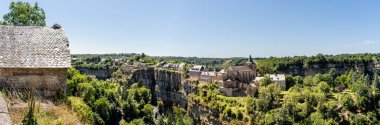 Bozouls, Picturesque Canyon Village in Southern France clipart