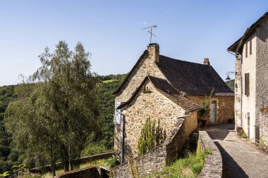 Najac, Picturesque village in Aveyron, France clipart