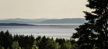 Kamouraska, Quebec, Kanada - 3 Temmuz 2024: Yaz mevsiminde tarihi nehir kenti