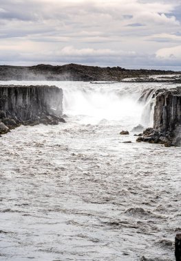 Dettifoss Şelalesi, Kuzey İzlanda, HDR Görüntü