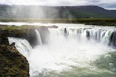 Godafoss Şelalesi, Orta İzlanda, HDR Görüntü