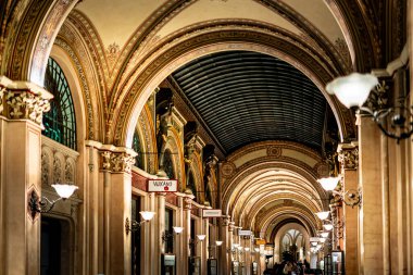 Viyana, Avusturya - 24 Kasım 2024: Eski güzel şehrin Noel manzarası