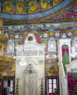 Tetovo, Makedonya - 23 Ekim 2024: Tarihi Osmanlı Simgeleri