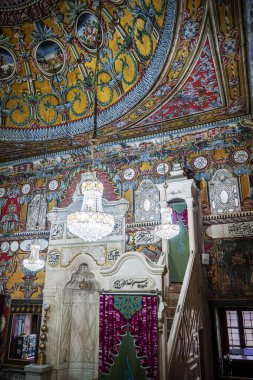 Tetovo, Makedonya - 23 Ekim 2024: Tarihi Osmanlı Simgeleri