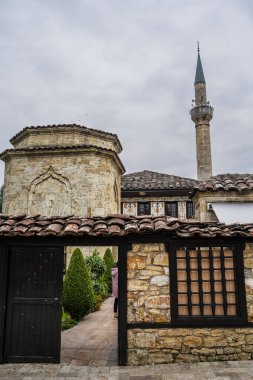 Tetovo, Makedonya - 23 Ekim 2024: Tarihi Osmanlı Simgeleri