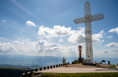 Batı Romanya 'daki Muntele Mic manzaralarının manzarası