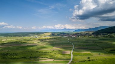 Mrginimea Sibiului manzarası, Romanya, HDR Görüntü
