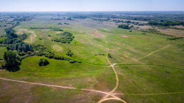 Bugac landscape, Central Hungary, HDR Image clipart