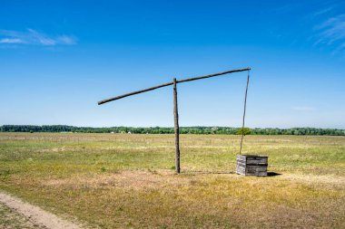 Bugac landscape, Central Hungary, HDR Image clipart