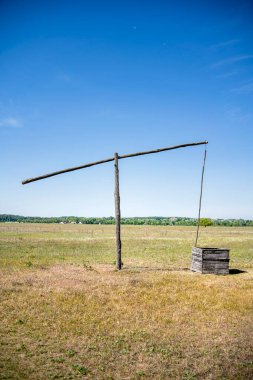 Bugac landscape, Central Hungary, HDR Image clipart