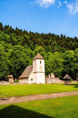 Cerveny Klastor, Slovakia - May 14 2024 : Historical monastery in springtime clipart