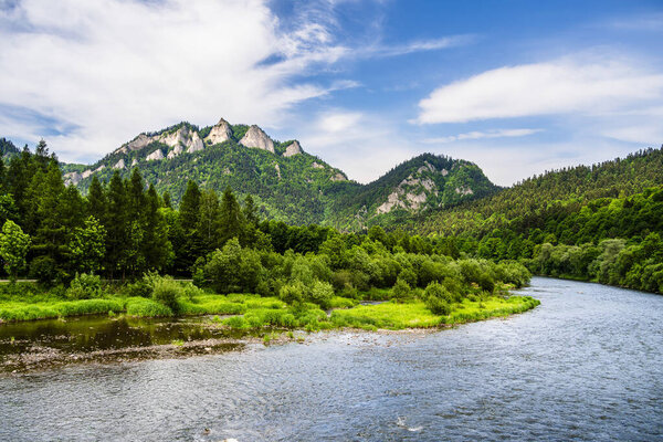 Cerveny Klastor, Slovakia - May 14 2024 : Historical monastery in springtime