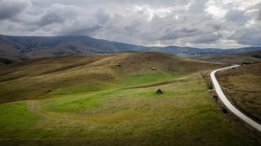 Beautiful nature landscape in Zlatibor, Serbia clipart