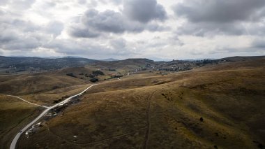 Sırbistan 'ın Zlatibor kentinde güzel doğa manzarası